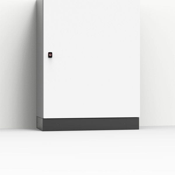 NVENT HOFFMANN ELDON - Sockel front/rück, 100x600, Stahlblech, RAL7022 Inhaltsmenge:2