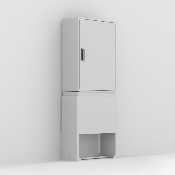 NVENT HOFFMANN ELDON - Sockel, 900x780x310, Glasfaser, RAL7035