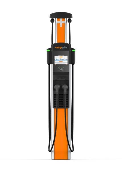 CHARGEPOINT - Ladestat.,2x22kW AC,Boden,Kabelmgt.,inkl. 3 J. BE,15118 - ME
