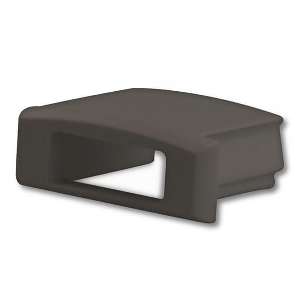 LINEAR TEC - Endkappe EC2B sw für SURF12 FLAT mit Kabeldurchführung 1 STK