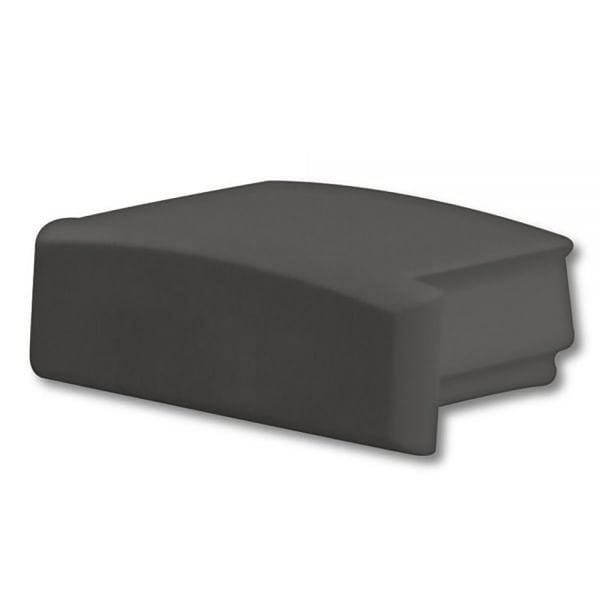 LINEAR TEC - Endkappe EC1B schwarz für Profil SURF12 FLAT, 1 STK