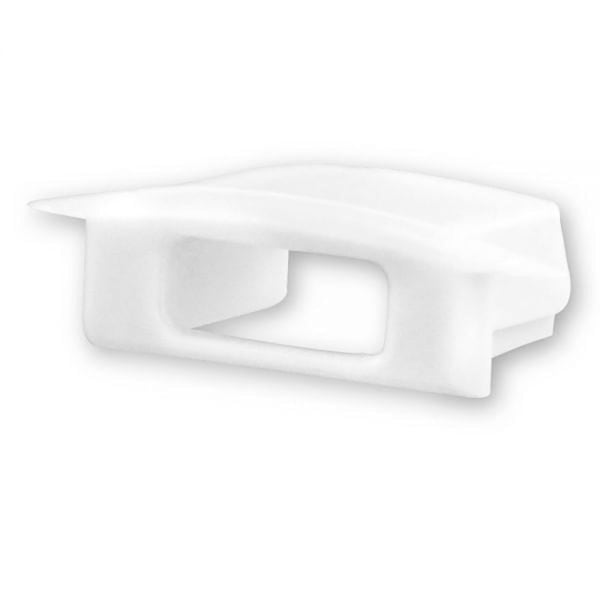 LINEAR TEC - Endkappe EC26W ws f Profil DIVE12 FLAT mit Kabeld., 1 STK