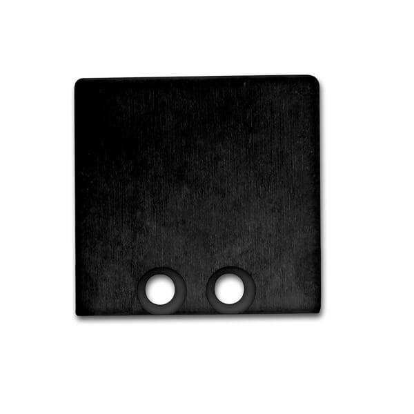 LINEAR TEC - Endkappe EC58B sw für Profil SURF16, 2 STK, inkl. Schrauben