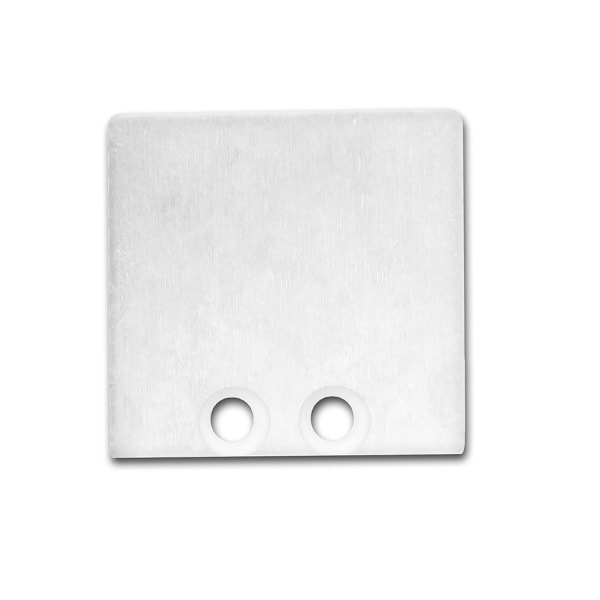 LINEAR TEC - Endkappe EC58W ws für Profil SURF16, 2 STK, inkl. Schrauben