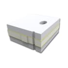 LINEAR TEC - Endkappe EC 57 Silikon für Profil SURF16 , 1STK, mit Kabeld.