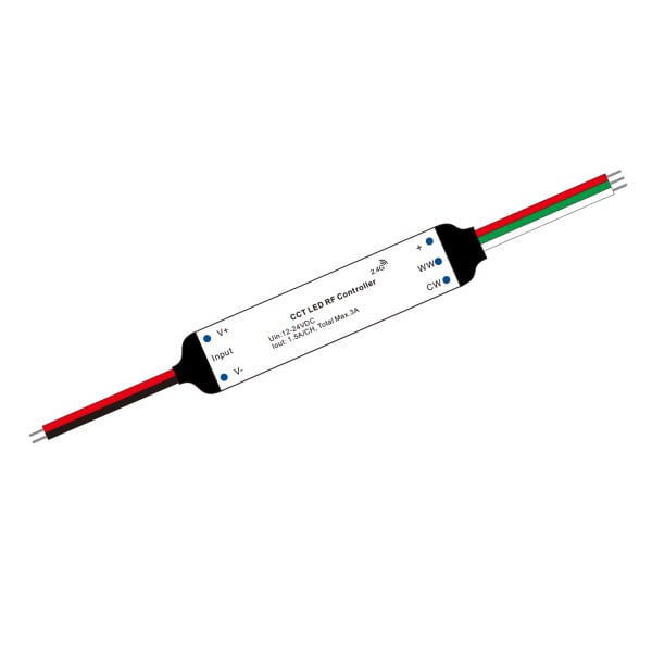 LINEAR TEC - Sys-Pro weißdyn. PWM-Dimmer Mini,2 Kanal,12-24V DC 2x1.5A