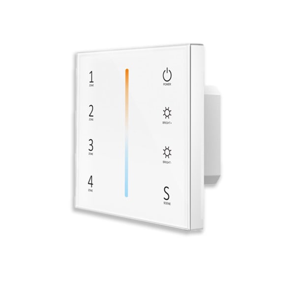 LINEAR TEC - Sys-Pro weißdyn.Einbau-Touch-Fernbed.+DMX-Output, weiß, 230V