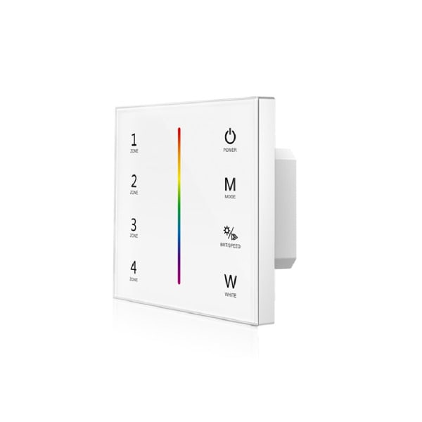 LINEAR TEC - Sys-Pro RGB+W Einbau-Touch-Fernbed.+DMX Output,weiß,230V