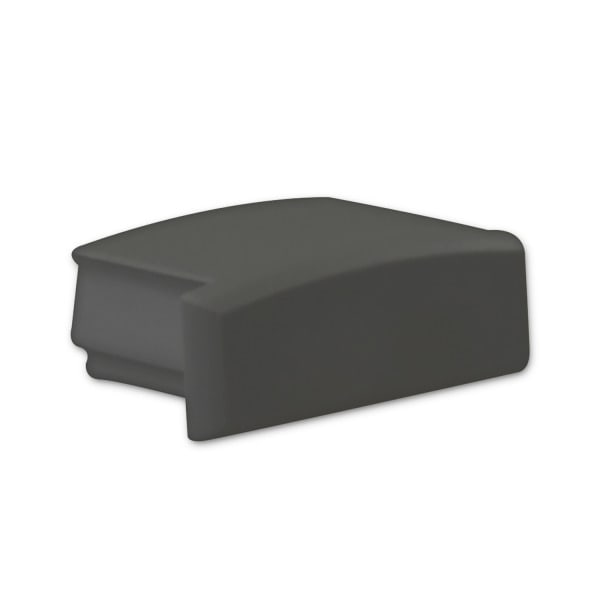 LINEAR TEC - Endkappe EC75B schwarz für Profil PURE14 S, 1 STK