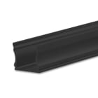 LINEAR TEC - LED Aufbauprofil PURE12 S Aluminium schwarz RAL9005, 200cm