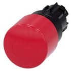 SIEMENS - INN Not-Halt-Pilzdrucktaster, 22mm, rund, Kunststoff, rot, 30mm, Drehentriegelung
