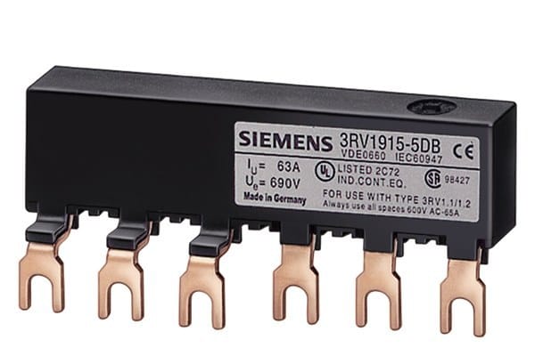 SIEMENS - Verbindungsstück für 3Ph.-Sammelschienen Teilungsabstand 45mm