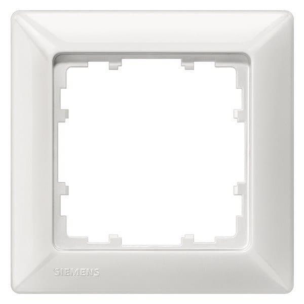 SIEMENS - DELTA line titanweiß Rahmen 1-fach