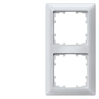 SIEMENS - DELTA line aluminiummetallic Rahmen 2-fach