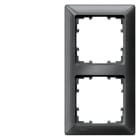 SIEMENS - DELTA line carbonmetallic Rahmen 2-fach