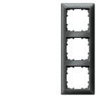 SIEMENS - DELTA line carbonmetallic Rahmen 3-fach