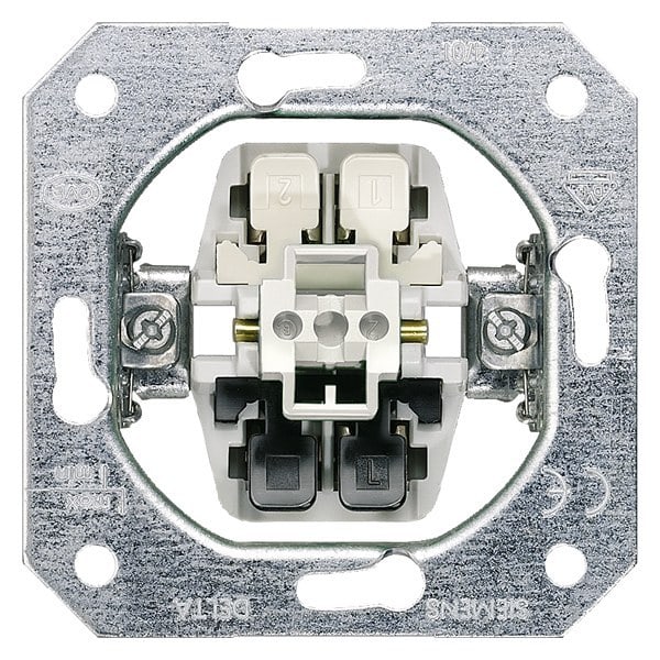 SIEMENS - DELTA Geräteeinsatz UP Universalschalter für Aus- und Wechselschaltung, ohne ...