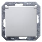 SIEMENS - DELTA i-system SCHUKO-Steckdose mit Klappdeckel, aluminiummetallic