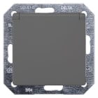 SIEMENS - DELTA i-system SCHUKO-Steckdose mit Klappdeckel, carbonmetallic