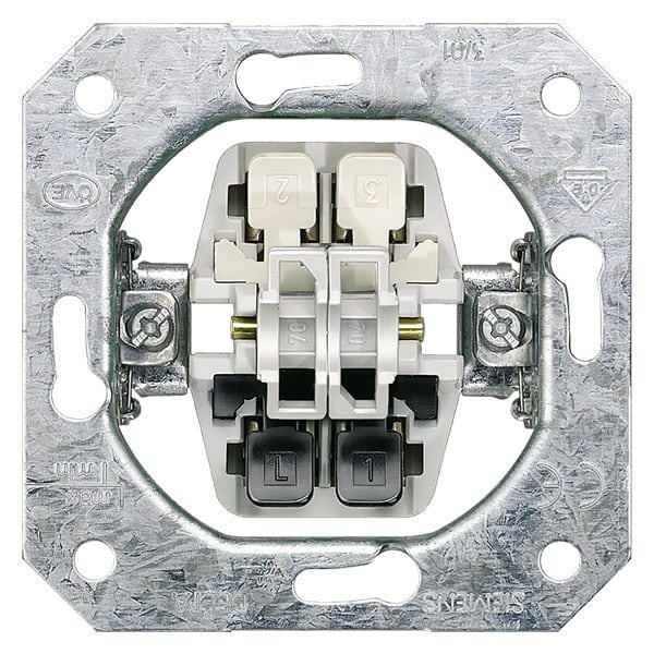 SIEMENS - DELTA Jalousietasteinsatz UP elektrisch verriegelt 10A 250V