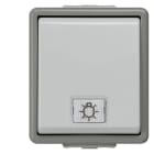 SIEMENS - DELTA fläche IP44 AP Ausschalter mit Fenster und LED-Einsatz