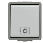 SIEMENS - DELTA fläche IP44 AP Wechselschalter mit Fenster und LED-Einsatz