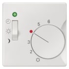 SIEMENS - DELTA i-system Abdeckplatte Raumtemperaturregler, 3-Stellungsschalter, titanweiß