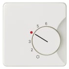 SIEMENS - DELTA style Abdeckplatte Raumtemperaturregler, Öffner/Wechsler, titanweiß