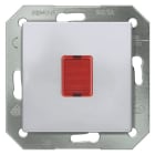 SIEMENS - DELTA i-system Lichtsignal mit rotem Fenster und Glimmlampe 250V, aluminiumme...