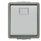 SIEMENS - DELTA fläche IP44 AP Taster mit getrennter Rückmeldung, Fenster und LED-Einsatz