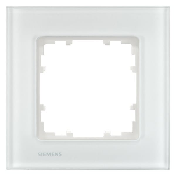 SIEMENS - DELTA miro Glas kristallgrün Rahmen 1-fach