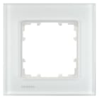 SIEMENS - DELTA miro Glas weiß Rahmen 1-fach
