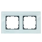 SIEMENS - DELTA miro Glas kristallgrün Rahmen 2-fach, ohne Siemens-Logo