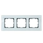 SIEMENS - DELTA miro Glas kristallgrün Rahmen 3-fach, ohne Siemens-Logo