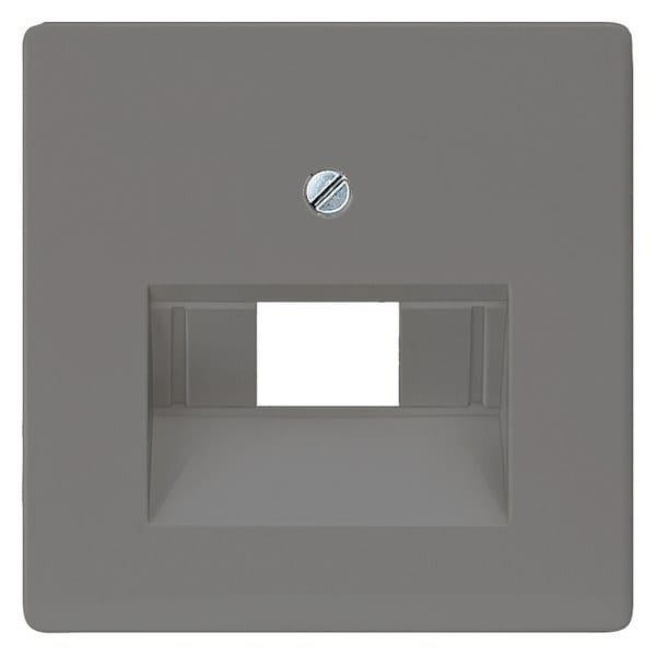 SIEMENS - DELTA i-system Abdeckplatte UAE-Anschlussdose, für 1 u. 2-fach, carbonmetallic
