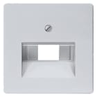 SIEMENS - DELTA i-system Abdeckplatte UAE-Anschlussdose, für 1 u. 2-fach, aluminiummeta...