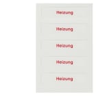 SIEMENS - DELTA style Piktogrammbogen für Wippe mit Schriftfeld Heizung Notschalter