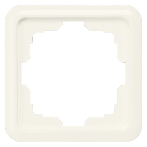 SIEMENS - DELTA profil titanweiß Rahmen 1-fach, mit großem Ausschnitt, 80x80 mm