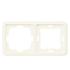 SIEMENS - DELTA profil silber Rahmen 2-fach, mit großem Ausschnitt, 151x80 mm
