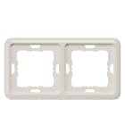 SIEMENS - DELTA profil silber Rahmen 2-fach, 151x80 mm