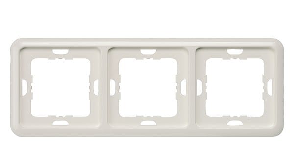 SIEMENS - DELTA profil titanweiß Rahmen 3-fach, 222x80 mm