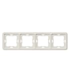 SIEMENS - DELTA profil titanweiß Rahmen 4-fach, 293x80 mm