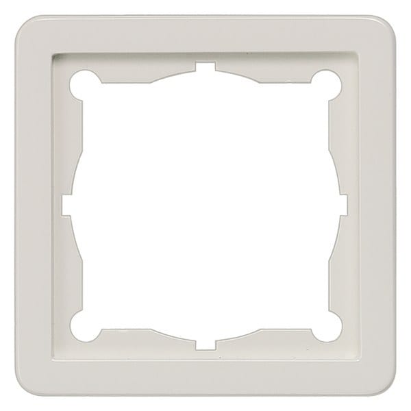 SIEMENS - DELTA profil titanweiß Zwischenrahmen für 65x65 mm mit Zentralplatte 51x51 mm