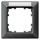 SIEMENS - DELTA line carbonmetallic Rahmen 1-fach mit Schriftfeld