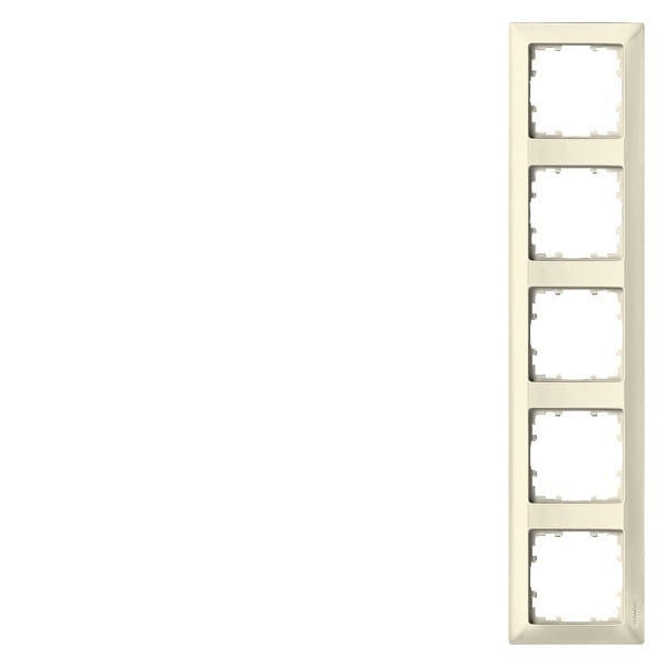 SIEMENS - DELTA line elektroweiß Rahmen 5-fach