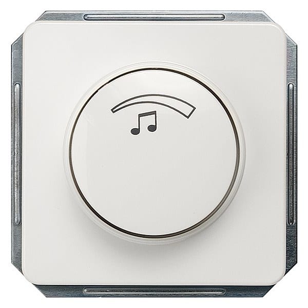 SIEMENS - DELTA profil Lautstärkeregler titanweiß, mono 3W, 27 Ohm
