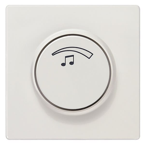 SIEMENS - DELTA style Lautstärkeregler mono, titanweiß, 3W, 27 Ohm