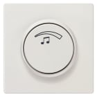 SIEMENS - DELTA style Lautstärkeregler mono, platinmetallic, 3W, 27 Ohm