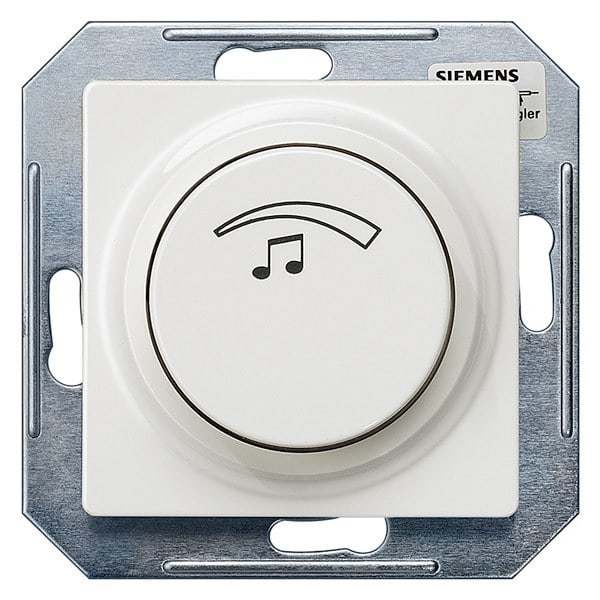 SIEMENS - DELTA i-system Lautstärkeregler mono, titanweiß, 3W, 27 Ohm