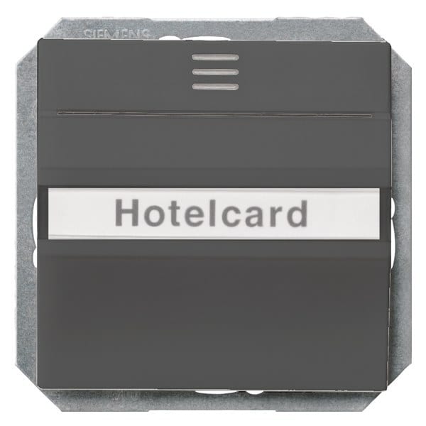 SIEMENS - DELTA i-system Hotelcard-Schalter beleuchtet mit Fenster und Schriftfeld, car...